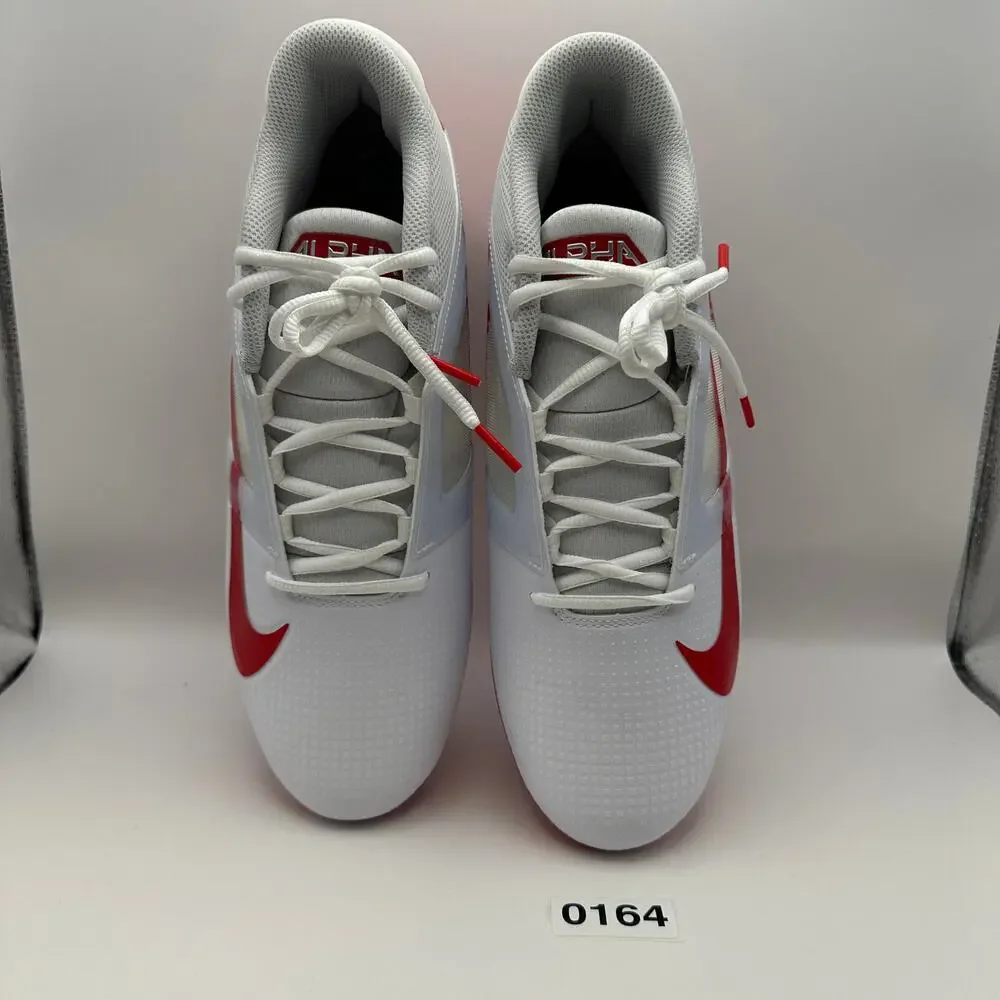 NIKE Men's 10 Alpha Menace 4 PRO Red/White FD7037-102
